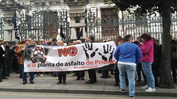 Protestas contra la planta asfáltica de Priorio Protestas contra la planta asfáltica de Priorio