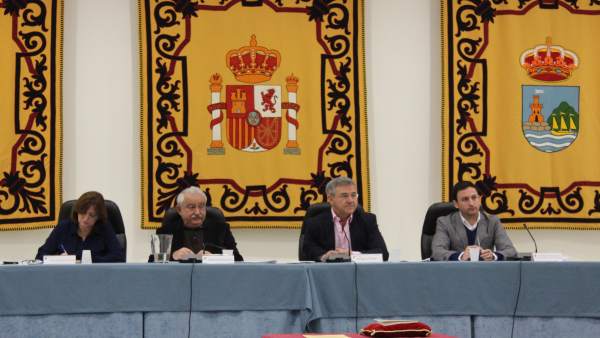 Pleno del Ayuntamiento de Estepona José María García Urbano, alcalde PP Pleno del Ayuntamiento de Estepona José María García Urbano, alcalde PP