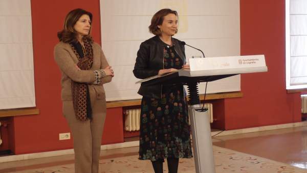 Gamarra y San Martín, en la rueda de prensa Gamarra y San Martín, en la rueda de prensa