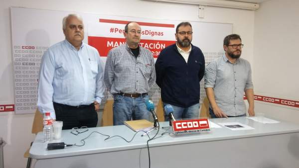 Reprensenantes CCOO y UGT en sector industria siderometalúrgica Reprensenantes CCOO y UGT en sector industria siderometalúrgica