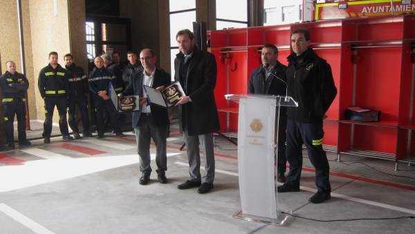 Inauguración de las obras del parque de Bomberos de Las Eras. 15-3-2018 Inauguración de las obras del parque de Bomberos de Las Eras. 15-3-2018