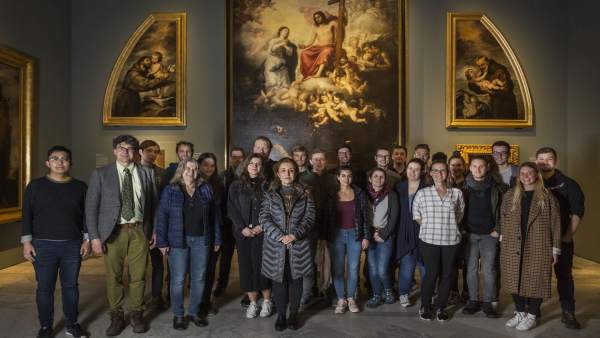 Visita de estudiantes internacionales por el Año Murillo Visita de estudiantes internacionales por el Año Murillo