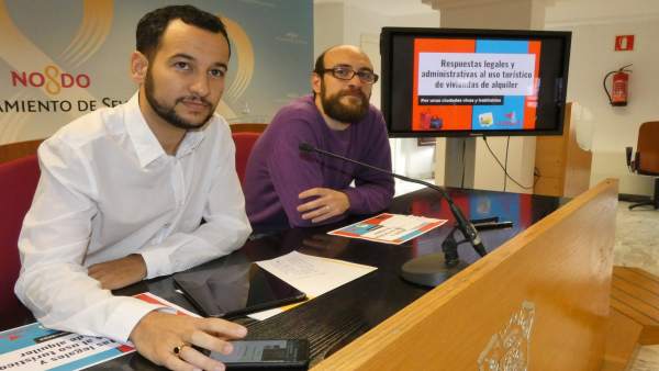 Daniel González Rojas y Raúl Febrer, en rueda de prensa Daniel González Rojas y Raúl Febrer, en rueda de prensa