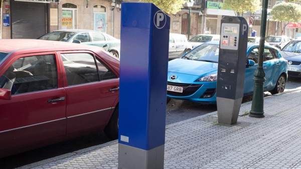 Máquina de la ORA en Santiago de Compostela Máquina de la ORA en Santiago de Compostela