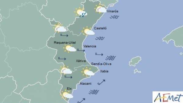 Predicción de este viernes Predicción de este viernes