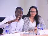 Malick Gueye, portavoz del Sindicato Manteros y Lateros de Madrid