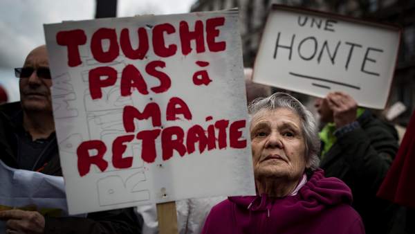 Pensionistas franceses Pensionistas franceses