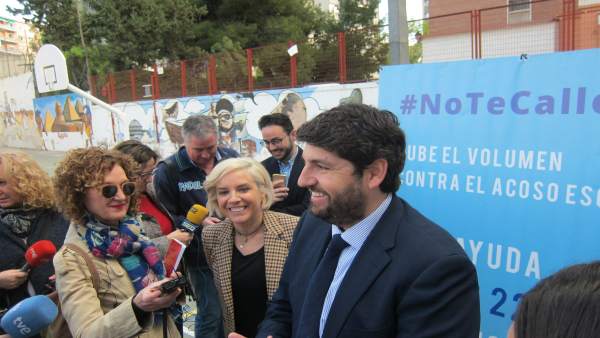 Fernando López Miras, En El Contacto Con Los Medios Fernando López Miras, En El Contacto Con Los Medios