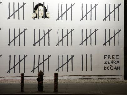 Banksy pide la liberación de Zehra Dogan