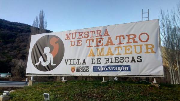 Cartel de la Muestra de Teatro Amaterur de Biescas Cartel de la Muestra de Teatro Amaterur de Biescas
