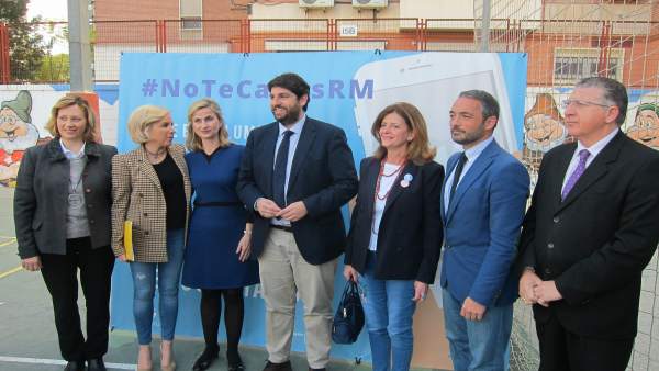 López Miras, en el acto de presentación de esta iniciativa regional López Miras, en el acto de presentación de esta iniciativa regional