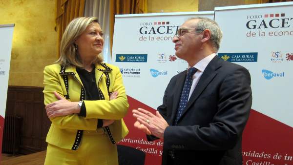 Pilar del Olmo junto al director de La Gaceta de Salamanca, 16-3-18 Pilar del Olmo junto al director de La Gaceta de Salamanca, 16-3-18