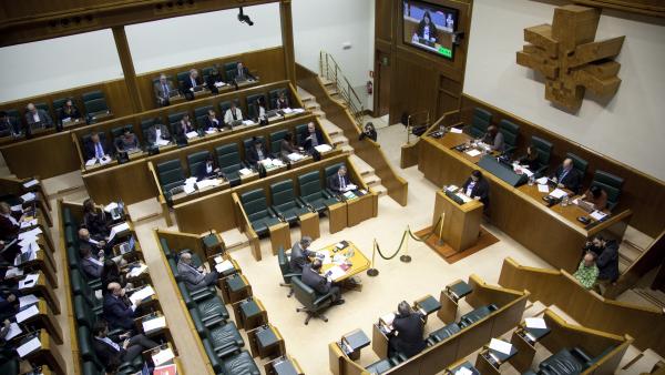 Pleno del Parlamento Vasco de este viernes Pleno del Parlamento Vasco de este viernes