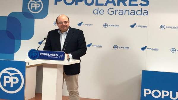 El presidente del PP de Granada, Sebastián Pérez El presidente del PP de Granada, Sebastián Pérez