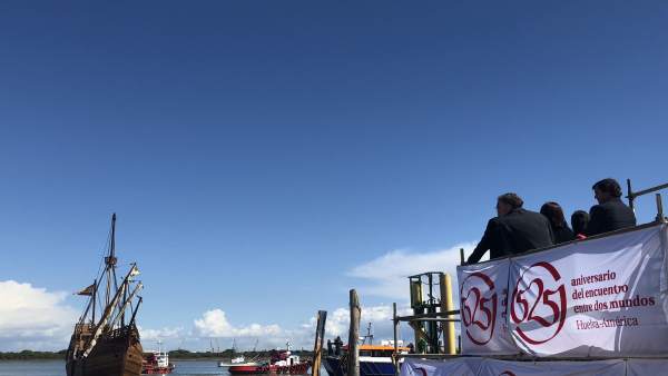 Nota De Prensa Y Fotos De Hoy, 16 De Marzo, Botadura Nao Santa María Nota De Prensa Y Fotos De Hoy, 16 De Marzo, Botadura Nao Santa María