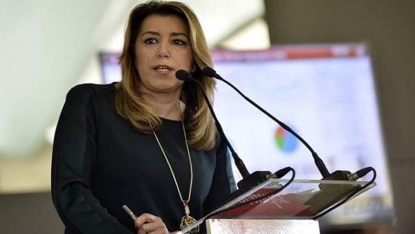 Susana Díaz durante su intervención Susana Díaz durante su intervención