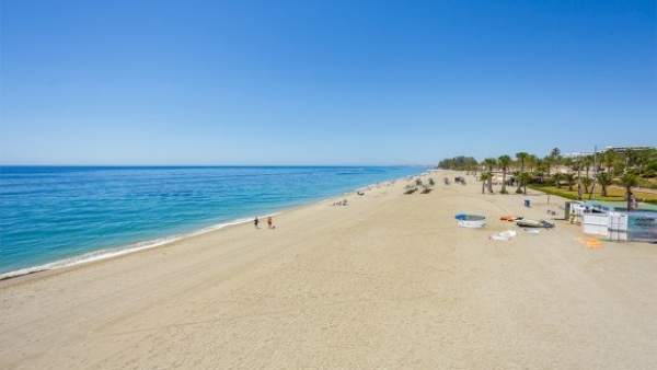 Playa del municipio de Roquetas de Mar Playa del municipio de Roquetas de Mar