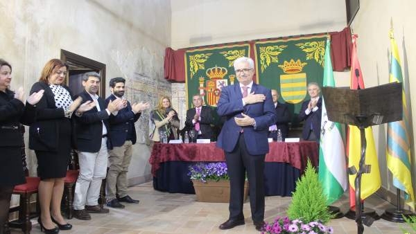 El vicepresidente de la Junta, Manuel Jiménez Barrios, en Bornos El vicepresidente de la Junta, Manuel Jiménez Barrios, en Bornos