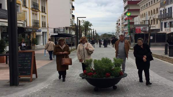 Calle Marqués del Duero de San Pedro Alcántara Marbella peatonalizar o no consul Calle Marqués del Duero de San Pedro Alcántara Marbella peatonalizar o no consul