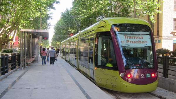 Tranvía De Jaén En La Fase De Pruebas Tranvía De Jaén En La Fase De Pruebas