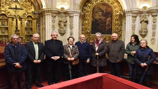 Responsables del Cabildo, de Tressis y de las Cáritas parroquiales en el acto Responsables del Cabildo, de Tressis y de las Cáritas parroquiales en el acto