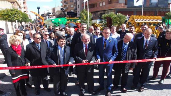 Inauguración de la Fira de Sant Josep Inauguración de la Fira de Sant Josep