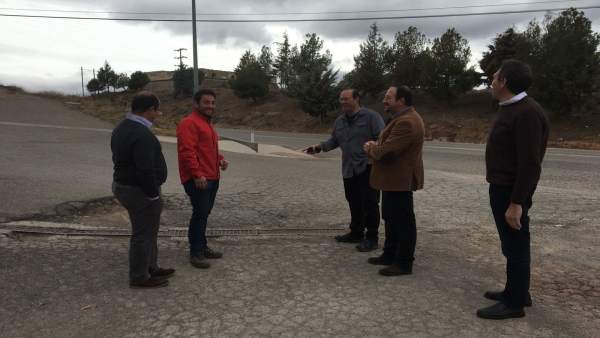 Visita del presidente de la DPT a Mora de Rubielos Visita del presidente de la DPT a Mora de Rubielos