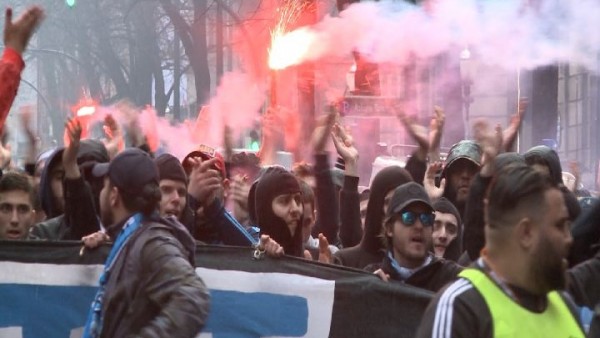 Hinchas del Olympique de Marsella Hinchas del Olympique de Marsella