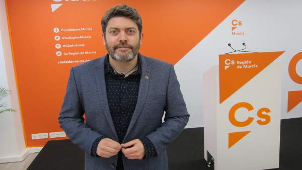 El portavoz regional de Ciudadanos, Miguel Sánchez El portavoz regional de Ciudadanos, Miguel Sánchez