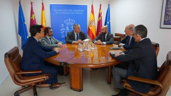José Miguel Luengo con Bernabé, Rivera y García Legaz José Miguel Luengo con Bernabé, Rivera y García Legaz