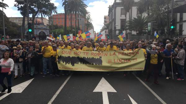 Manifestación del 17M en Las Palmas de Gran Canaria Manifestación del 17M en Las Palmas de Gran Canaria