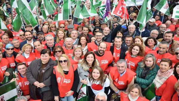 PSOE manifestación pensionistas Málaga PSOE manifestación pensionistas Málaga
