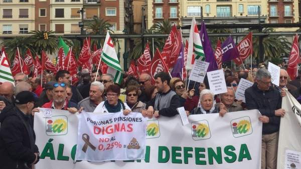 Manifestación pensionistas Málaga Manifestación pensionistas Málaga