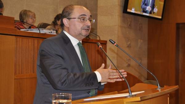 El presidente del Gobierno de Aragón, Javier Lambán. El presidente del Gobierno de Aragón, Javier Lambán.