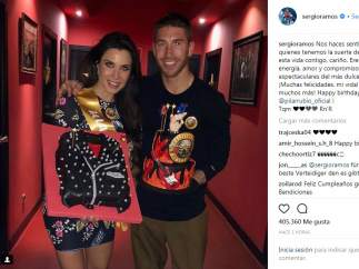 La felicitación de Sergio Ramos a Pilar Rubio por su 40 cumpleaños