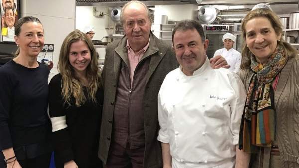 El Rey en Martín Berasategui El Rey en Martín Berasategui