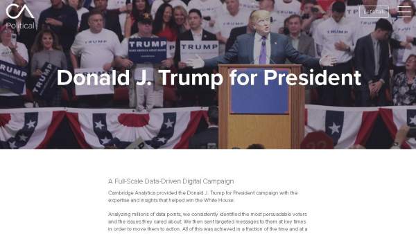 Cambridge Analytica Cambridge Analytica