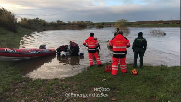 Búsqueda del guardia civil desaparecido en Guillena Búsqueda del guardia civil desaparecido en Guillena