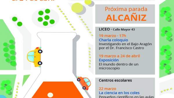 Ruta científica del IACS por Aragón. Ruta científica del IACS por Aragón.