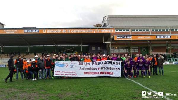Trabajadores de Productos Tubulares en partido de fútbol Trabajadores de Productos Tubulares en partido de fútbol
