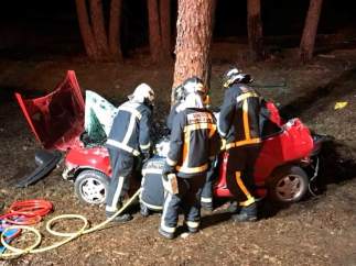 Accidente en Rascafría, Madrid