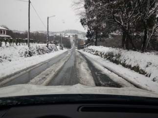 Nieve, nevadas, carreteras nevadas, temporal, frío,