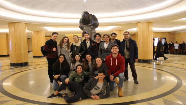 Estudiantes del Colegio Alemán en su viaje a la ONU Estudiantes del Colegio Alemán en su viaje a la ONU