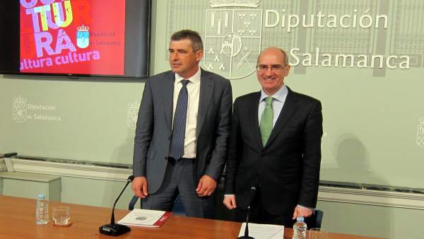 Iglesia (D) Y Barrera (I) En La Diputación De Salamanca 20-3-2018 Iglesia (D) Y Barrera (I) En La Diputación De Salamanca 20-3-2018