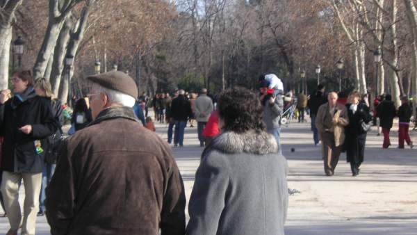 Gente mayor. Gente mayor.