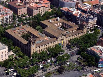 El edificio histórico de la Universidad de Barcelona.