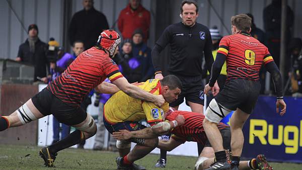 Vlad Iordachescu, durante el Bélgica - España de rugby Vlad Iordachescu, durante el Bélgica - España de rugby