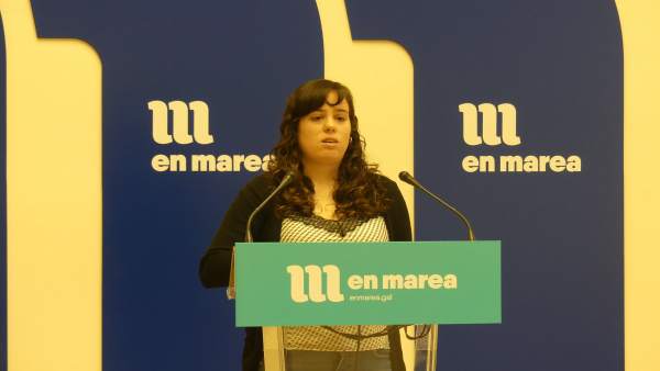 La diputada Paula Quinteiro de En Marea La diputada Paula Quinteiro de En Marea