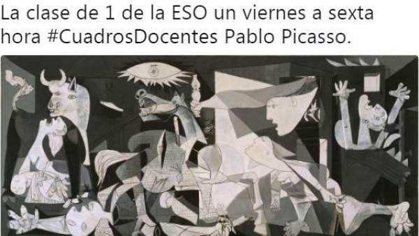 Los profesores llenan Twitter de obras de arte para bromear sobre sus experiencias en clase Los profesores llenan Twitter de obras de arte para bromear sobre sus experiencias en clase