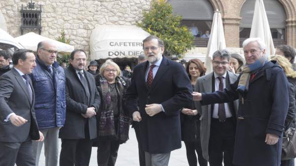 Mariano Rajoy, hoy en la ciudad de Teruel Mariano Rajoy, hoy en la ciudad de Teruel